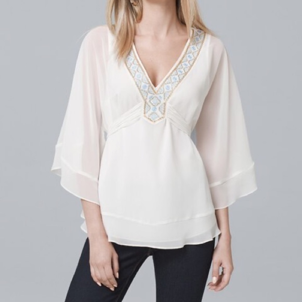 White House Black Market | Kimono Blouse